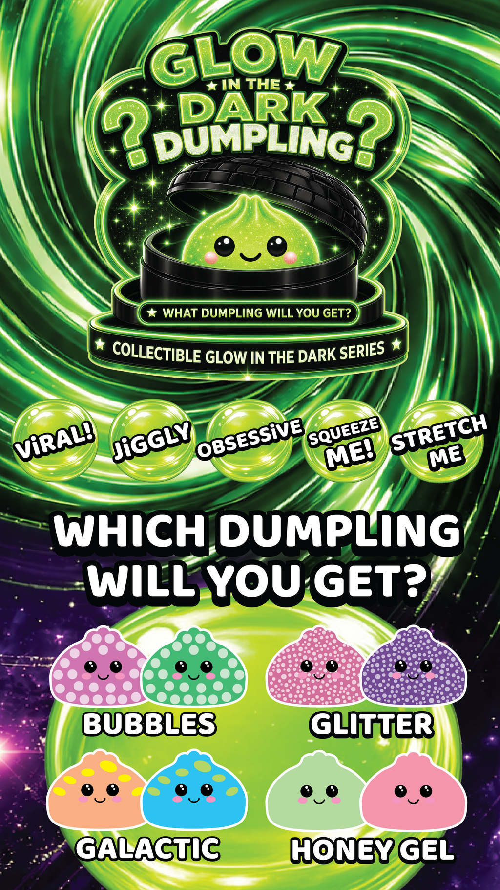 Fun Doh Glow-in-the-Dark Mystery Dumpling