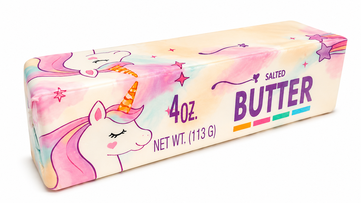 Unicorn Slow Rise 4oz Butter Squishy