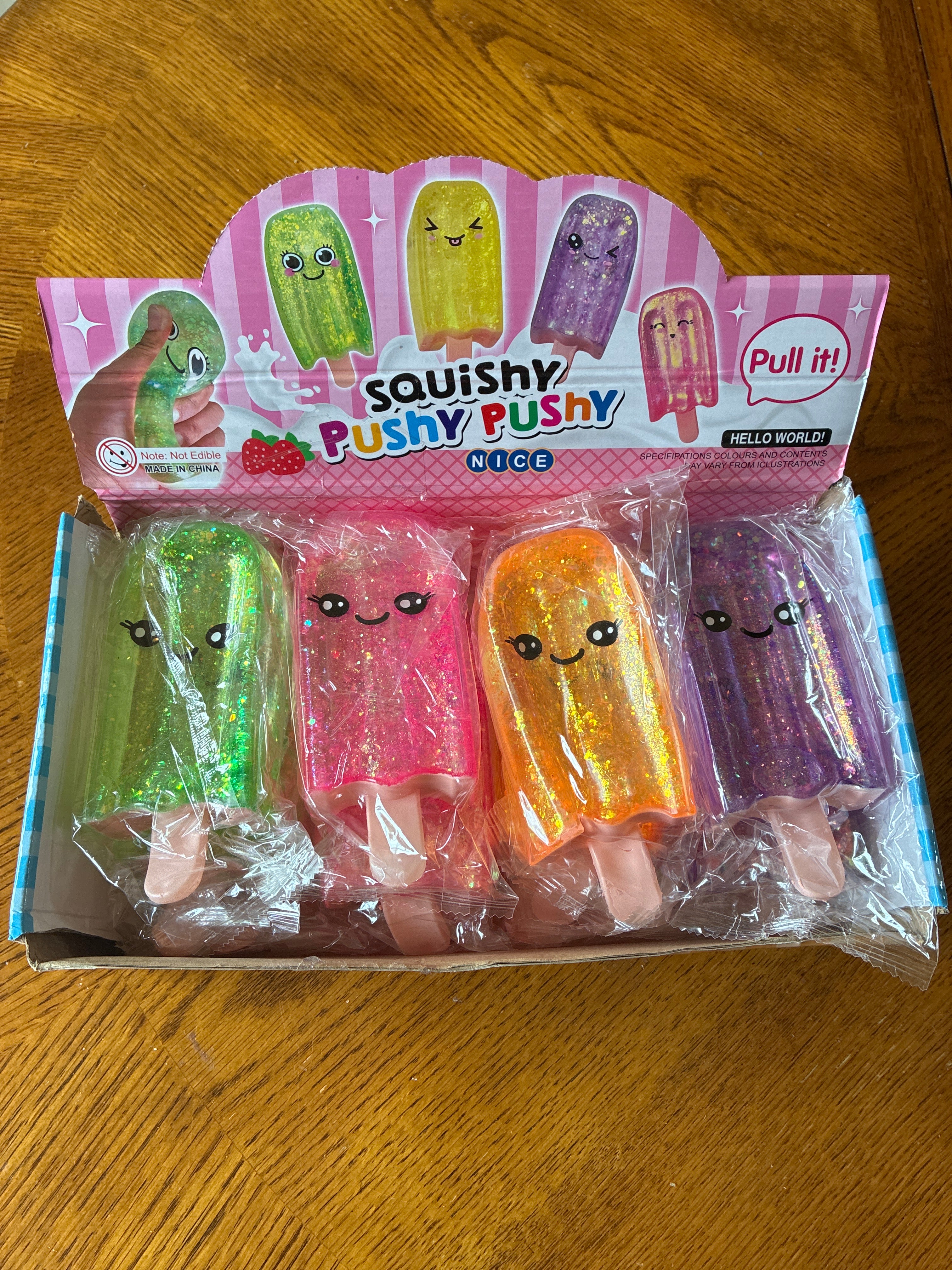 Big Glitter Popsicle Squishy