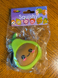 Squishy Avocado Bear Keychain