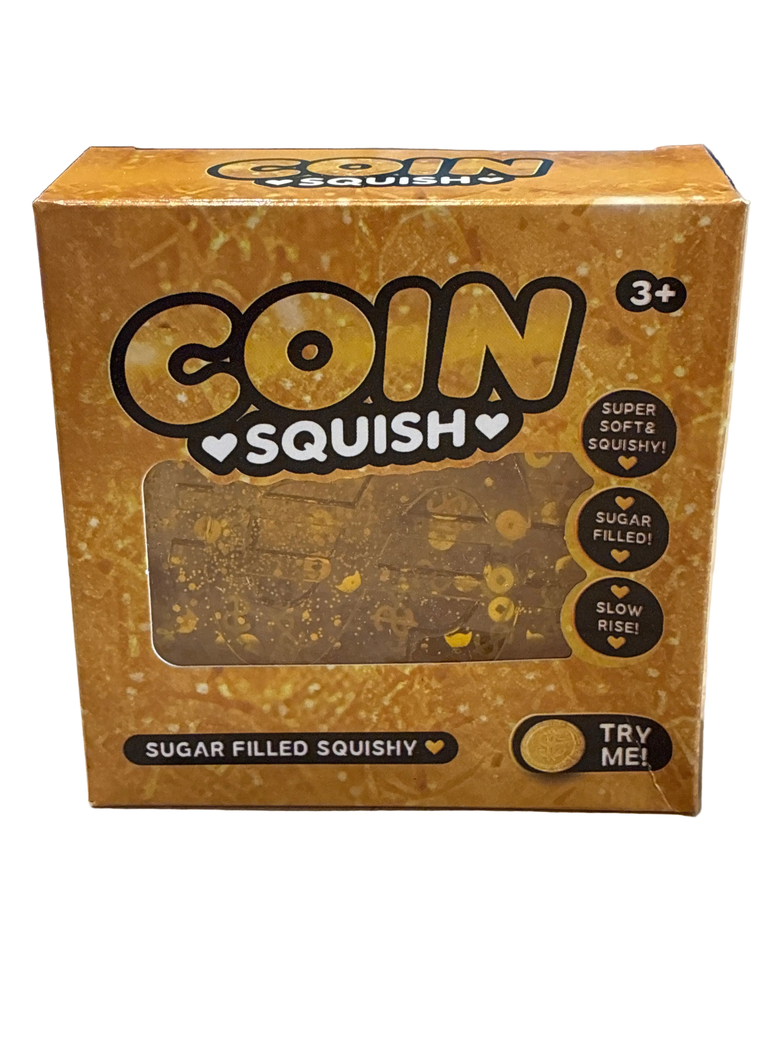 Sugar Glitter Gold Coin Squishy