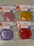 Mixed Fruit Icy Slushy Ball w/ Charms Squishy