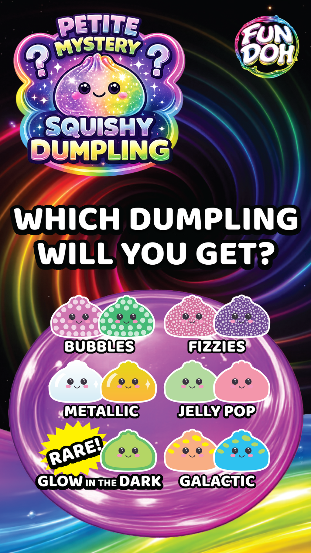 Petite (Mini) 2.5" Mystery Dumpling