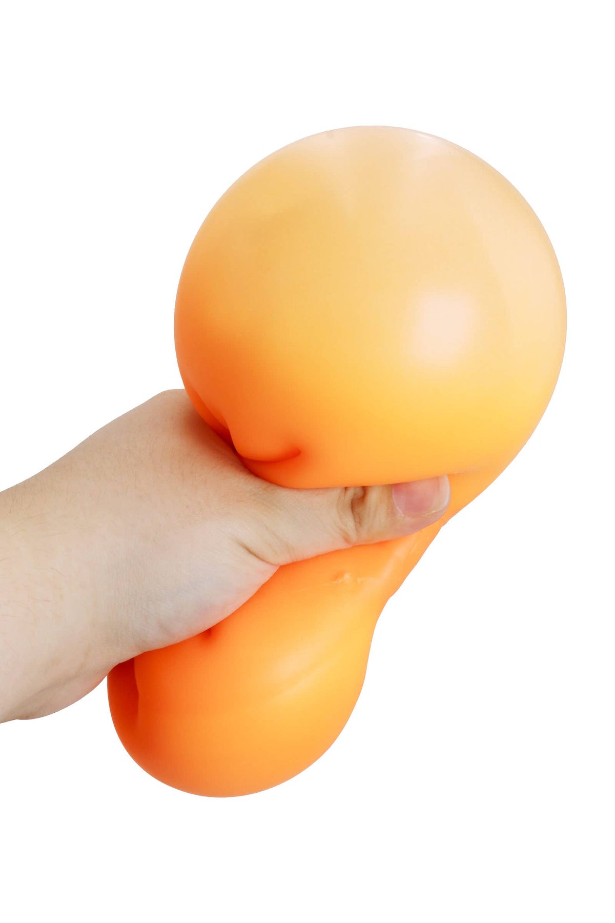 Orange Pumpkin Fluffy Slime Filled Squishy