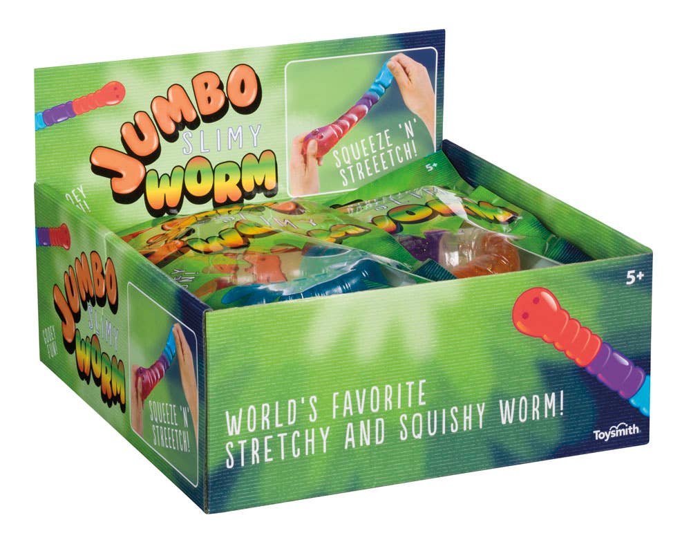 Jumbo Slimy Worm Stretchy Squishy