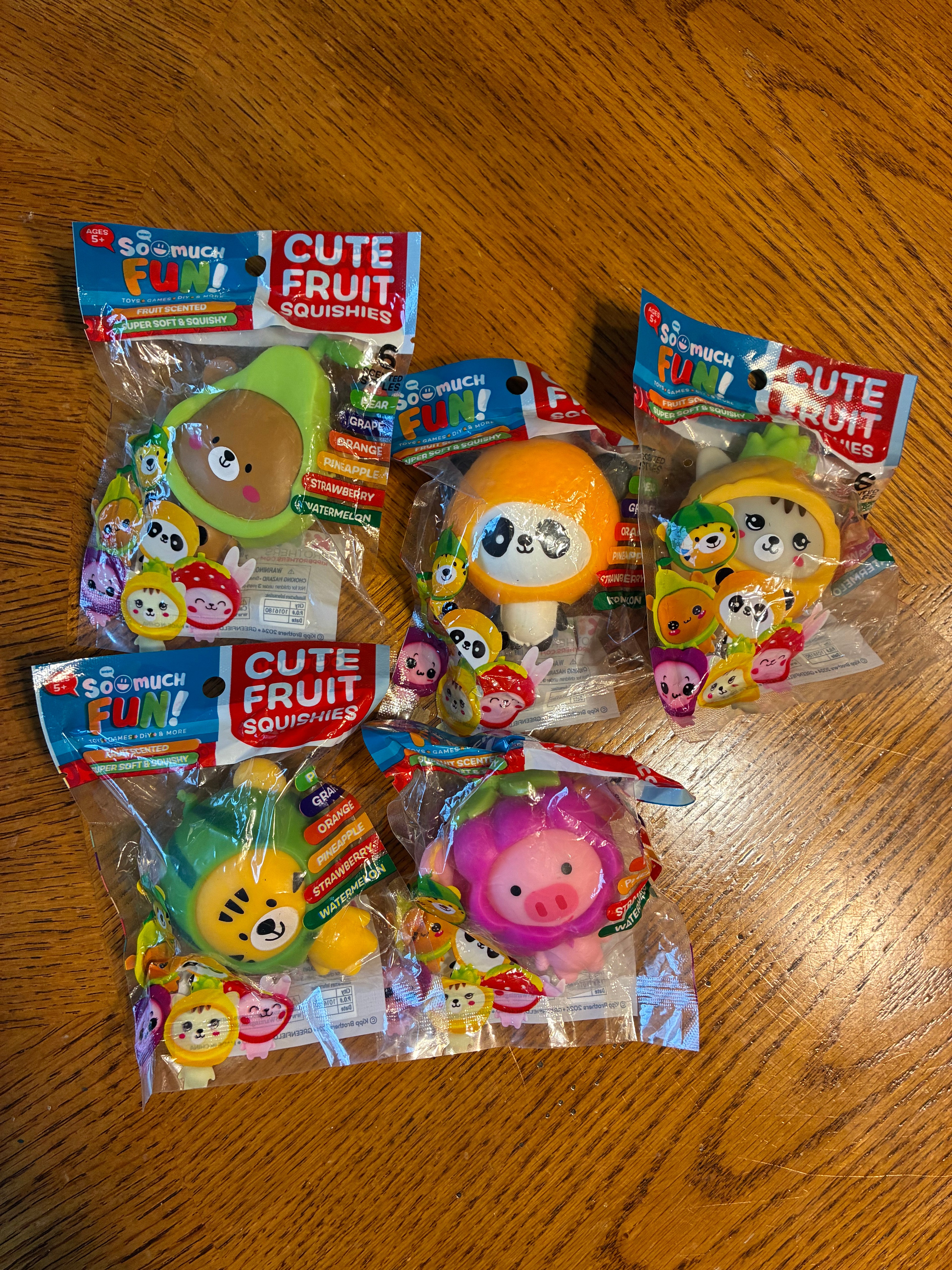 Scented Fruit Character Squishy