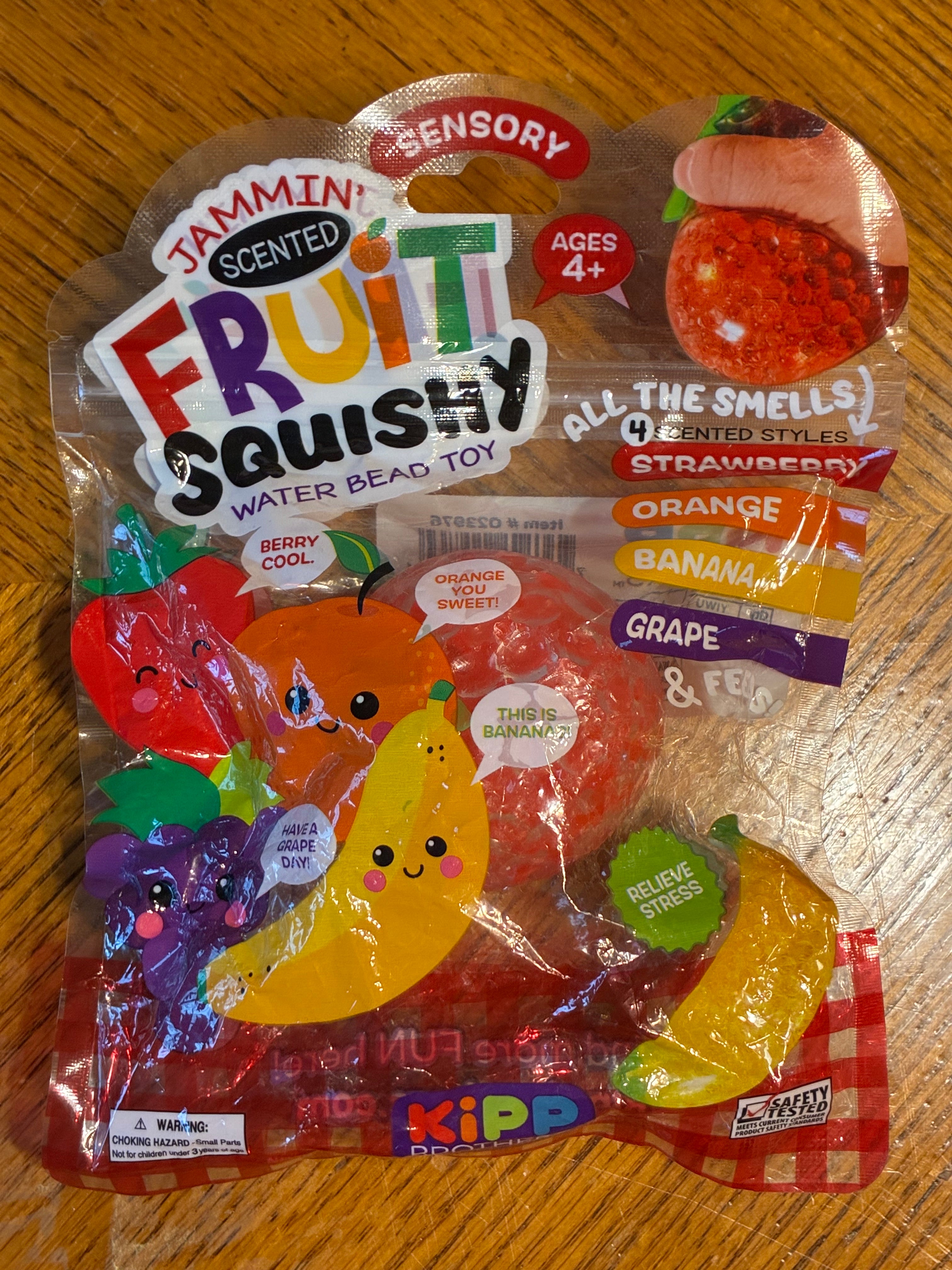Scented Strawberry Fruit Bead Squishy