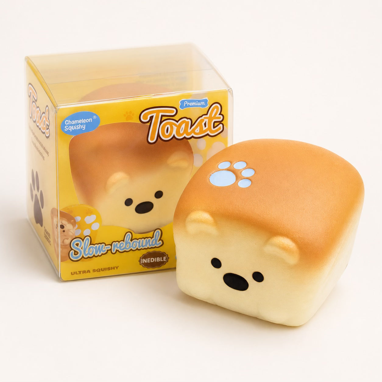 Kawaii Puppy Paw Toast Slow-Rebound Squishy Toy