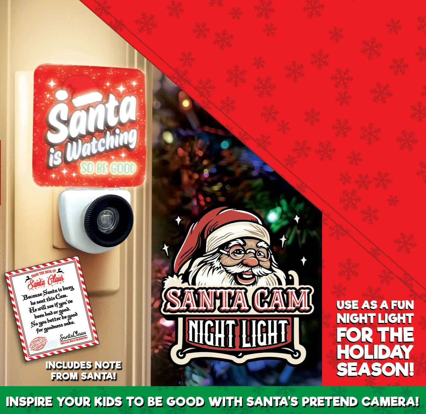 Christmas Santa/Elf Cam Nightlight