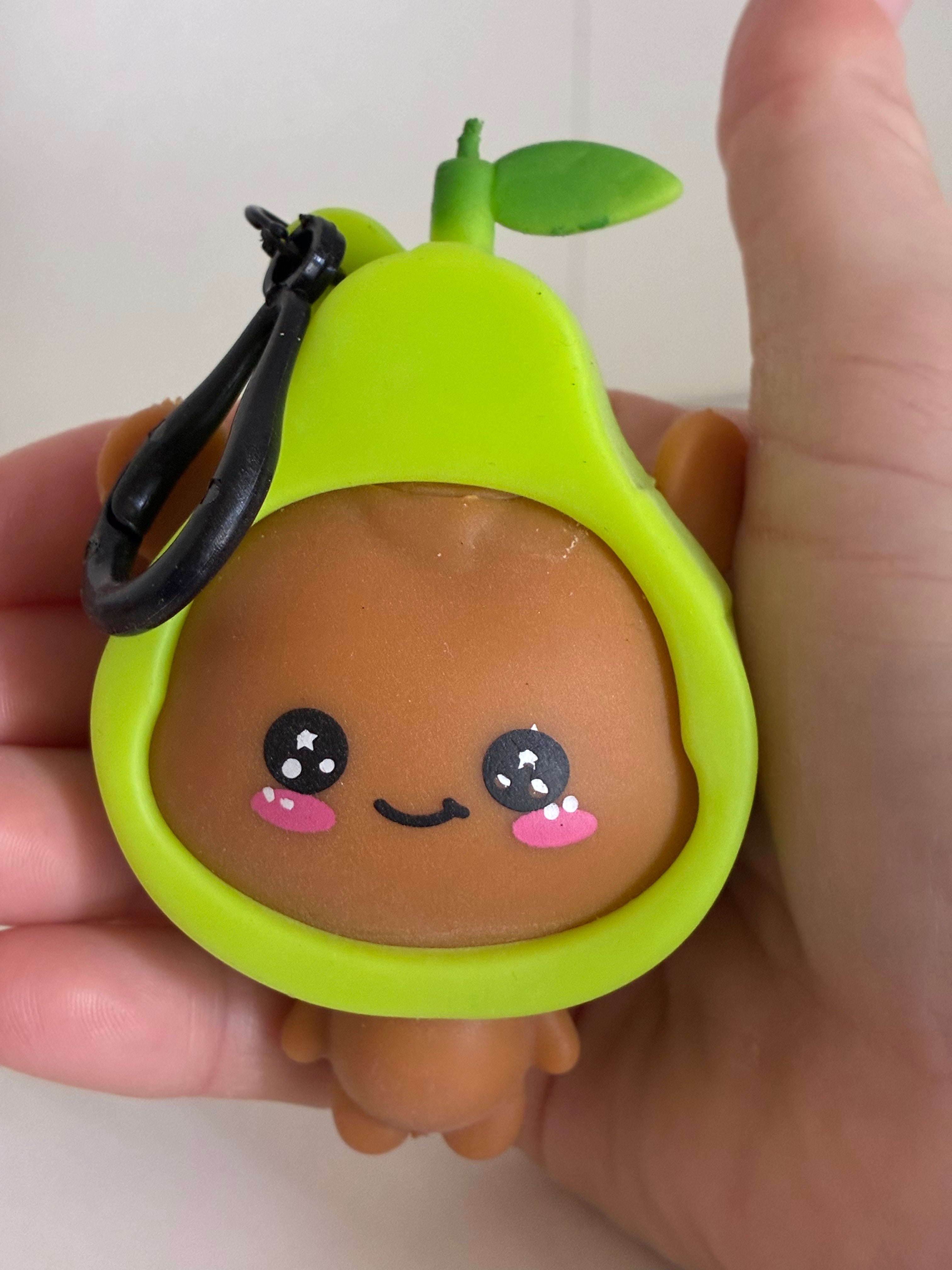 Squishy Avocado Bear Keychain Squishy