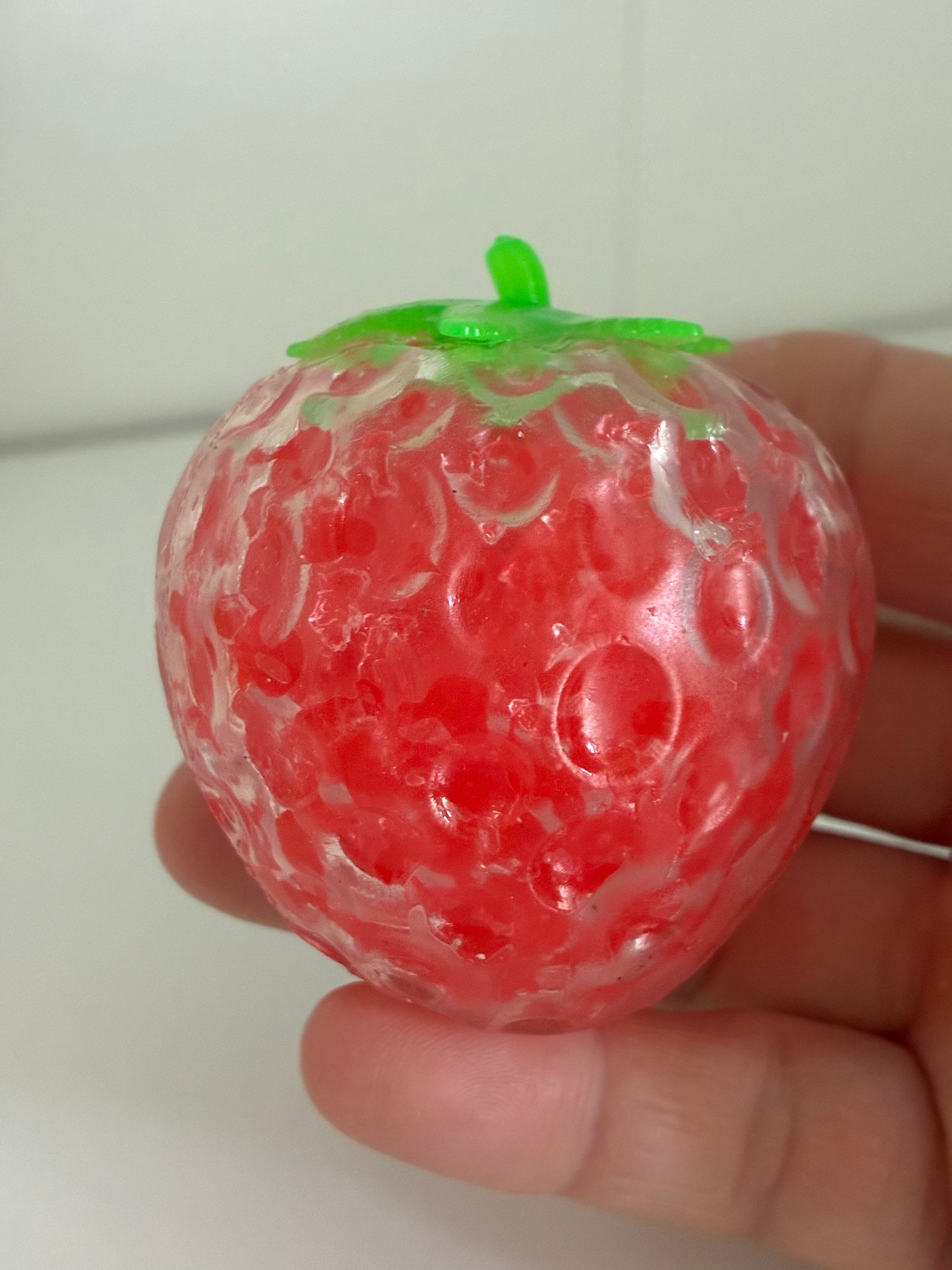 Scented Strawberry Fruit Bead Squishy
