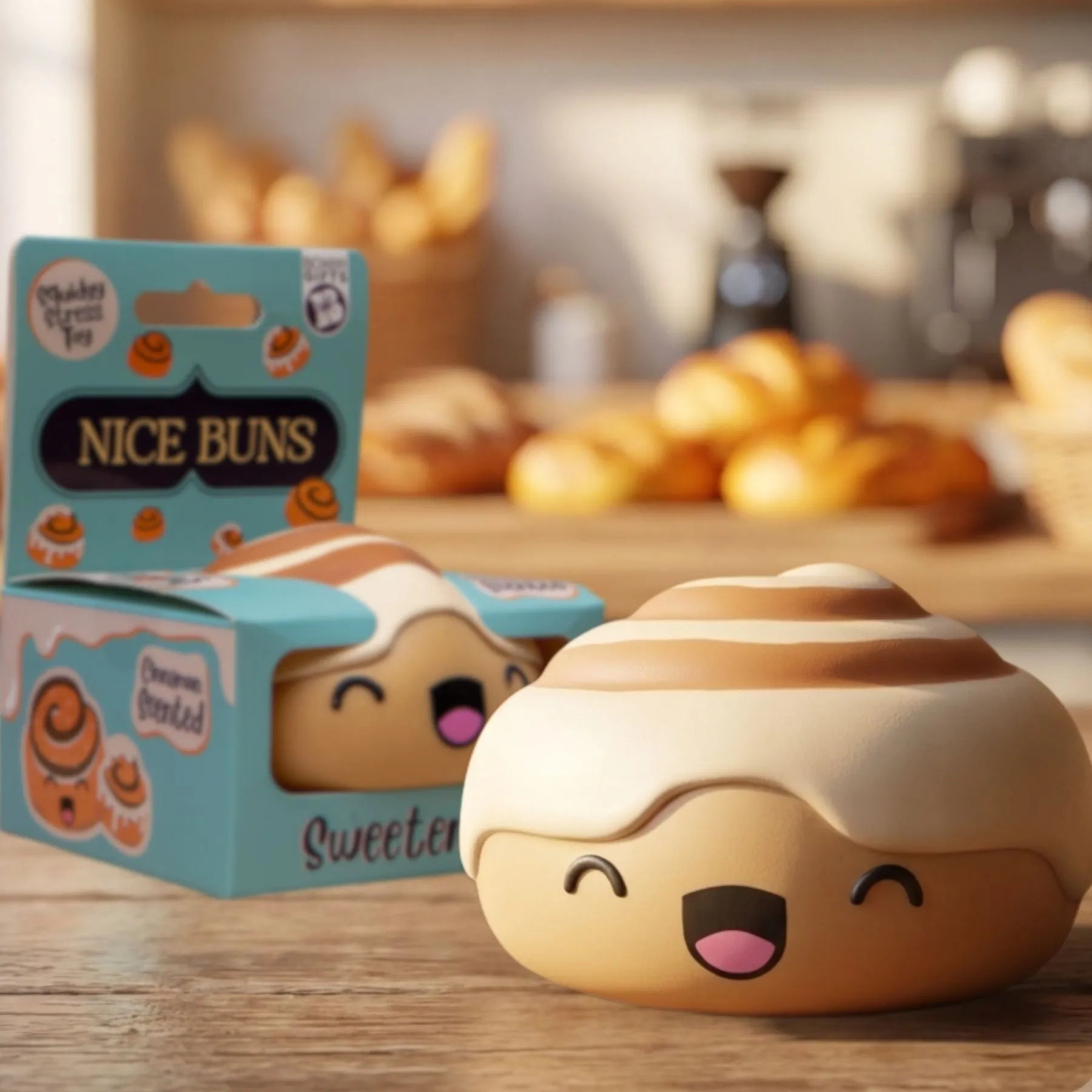 Nice Buns Cinnamon Roll Scented Squishy