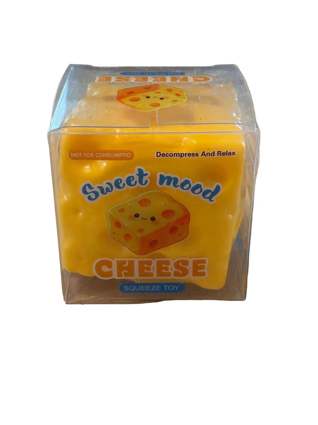 Crunchy Cheese Cube Squishy