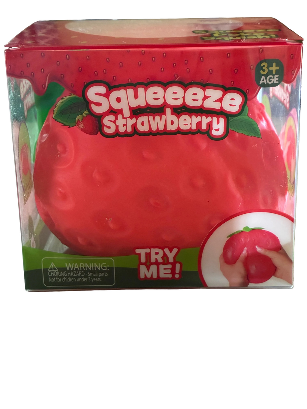 Jumbo Squishy Squeezy Strawberry