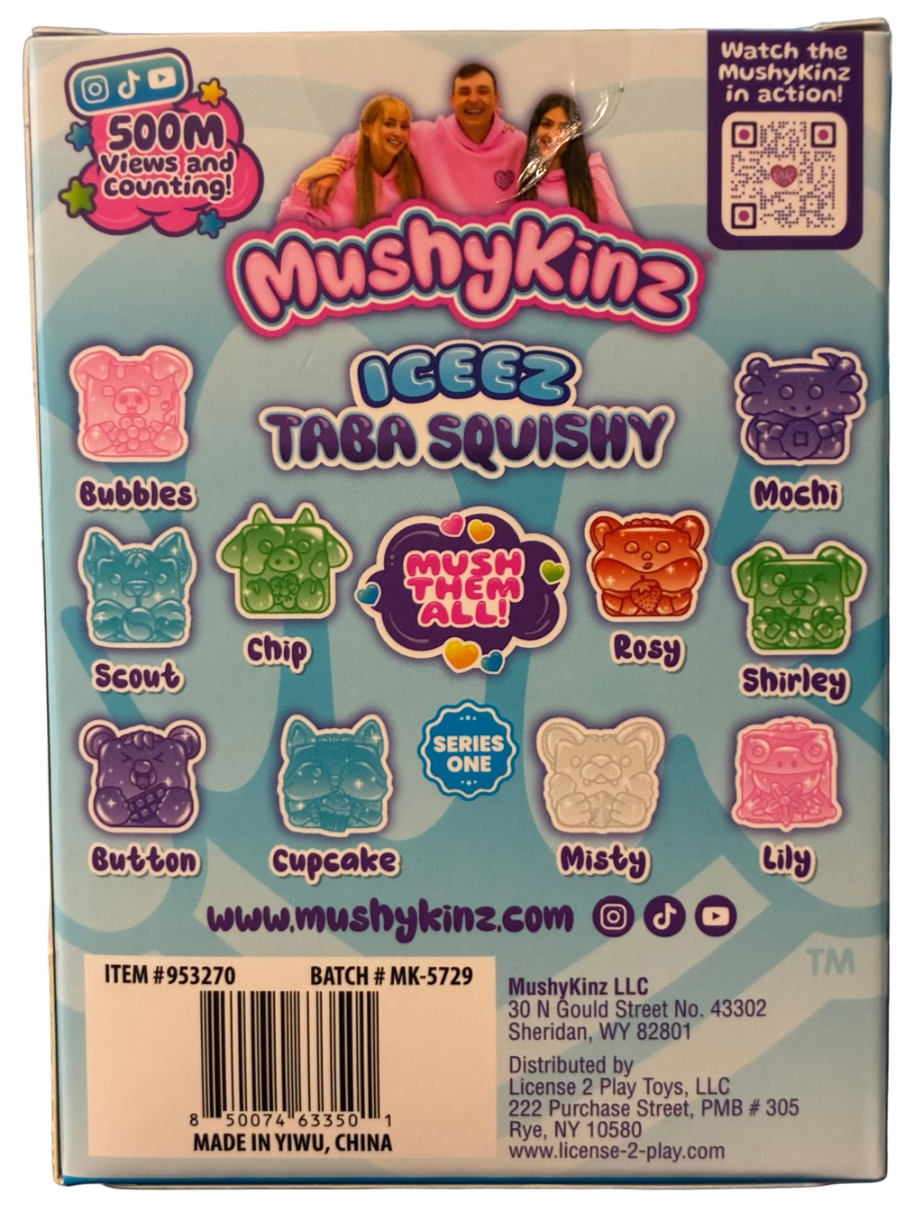 MushyKinz Taba Iceez Squishy Toy