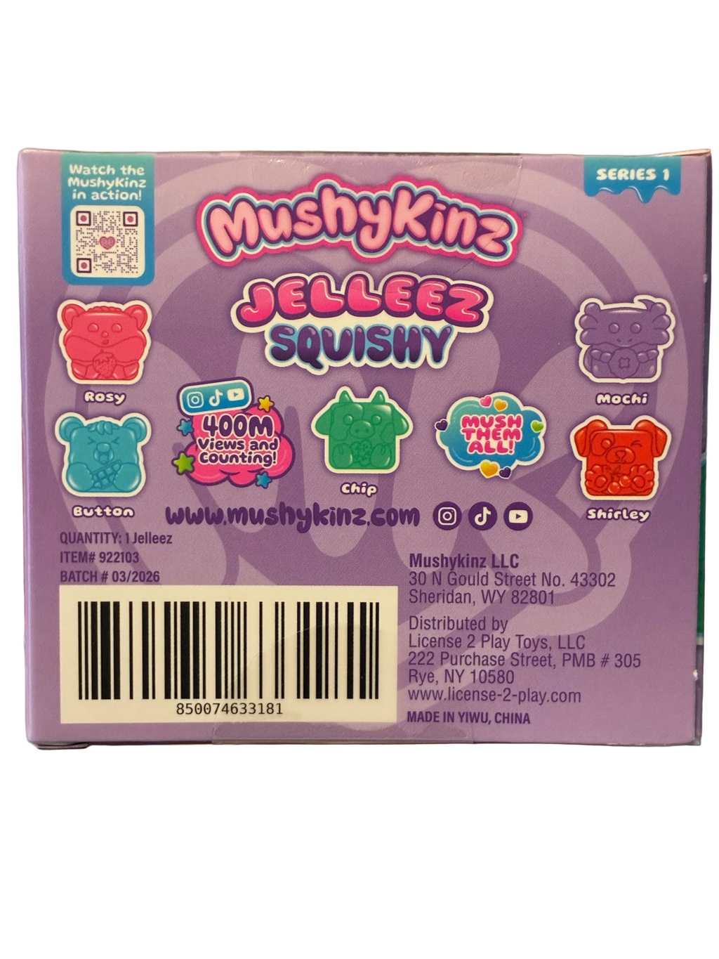 MushyKinz Jelleez Squishy Toy