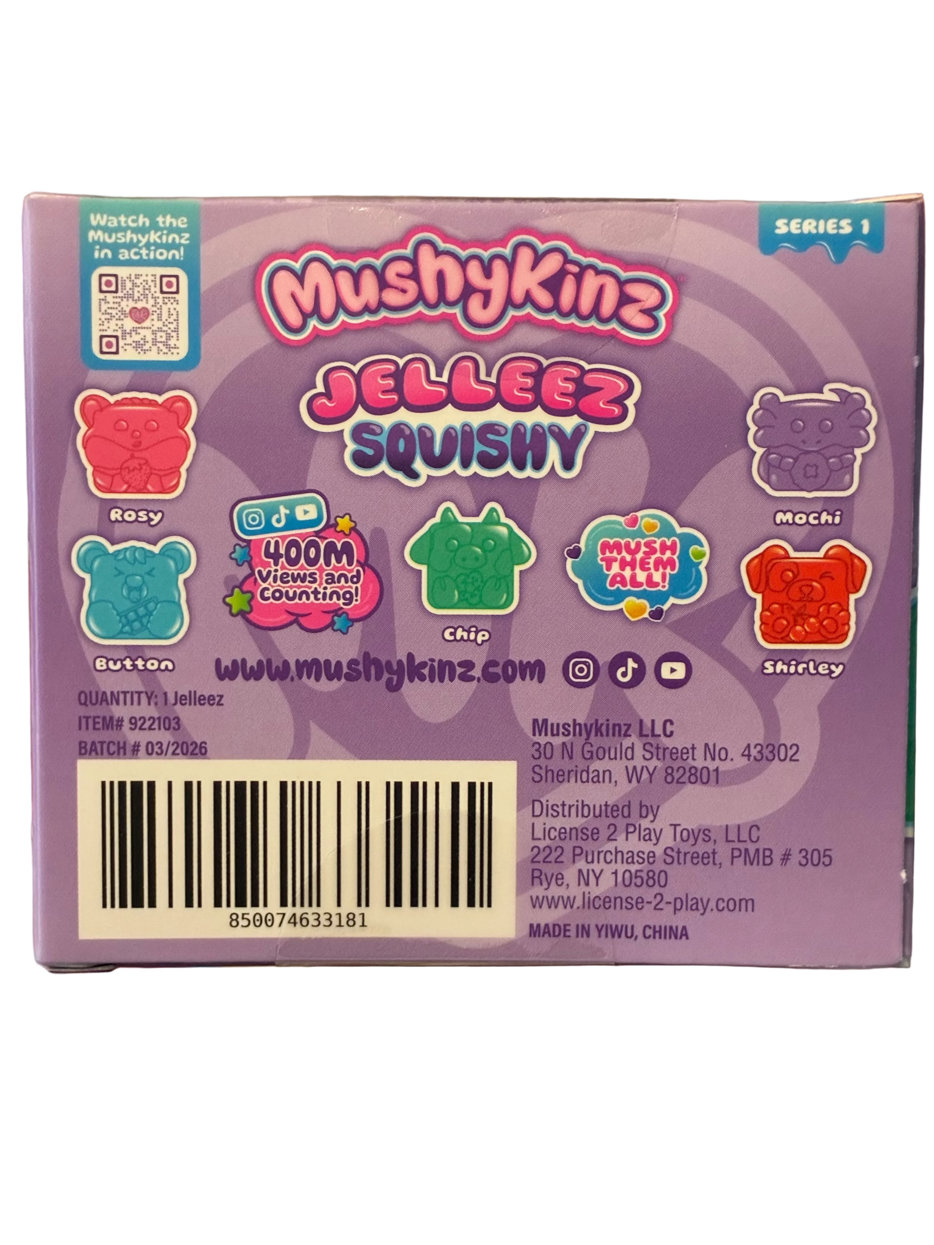MushyKinz Jelleez Squishy Toy
