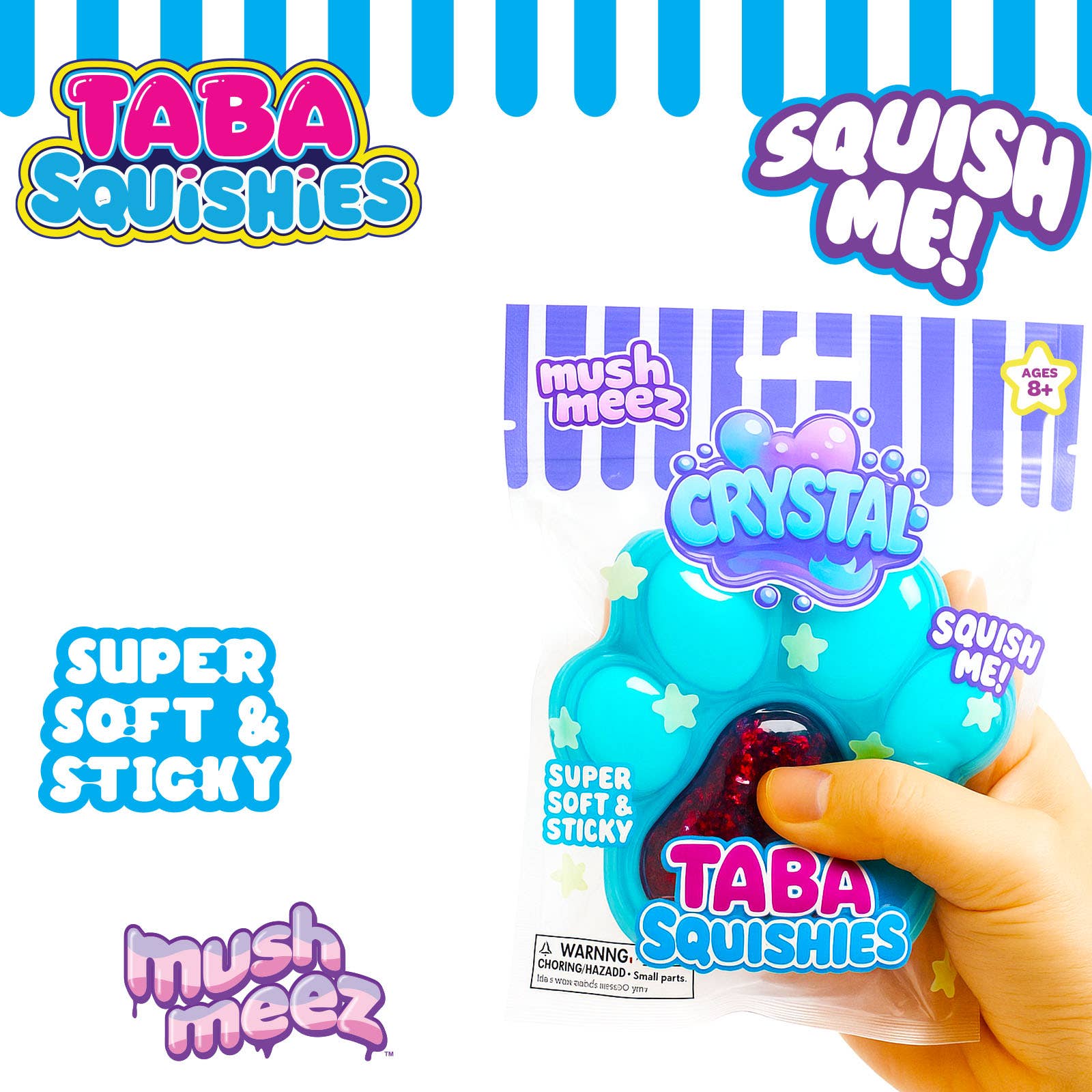 Mushmeez Crystal Clear Taba Squishy