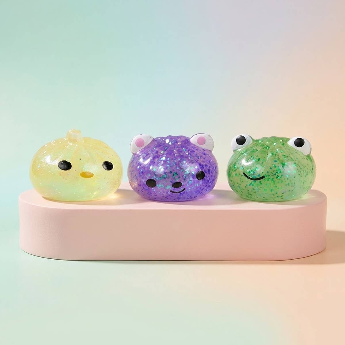 Sugar Glitter Squishy Dumplings Set of 3