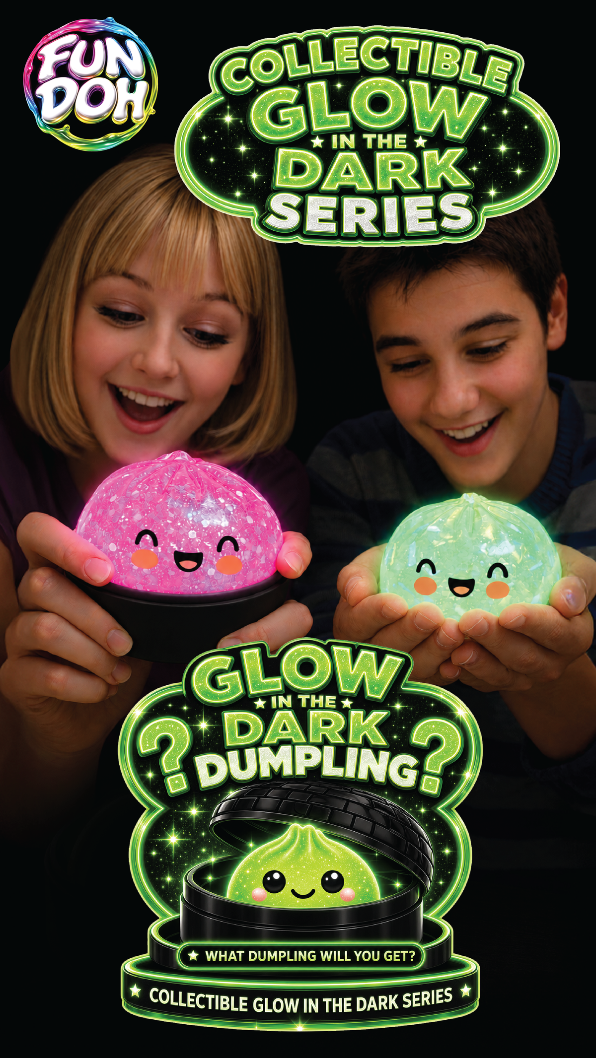 Fun Doh Glow-in-the-Dark Mystery Dumpling