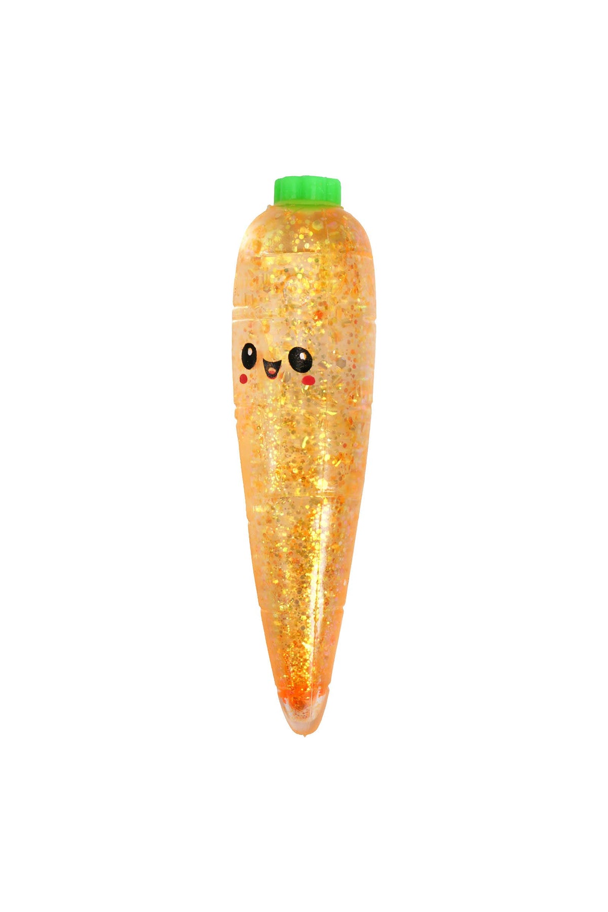 Happy Carrot Glittery Maltose Squishy