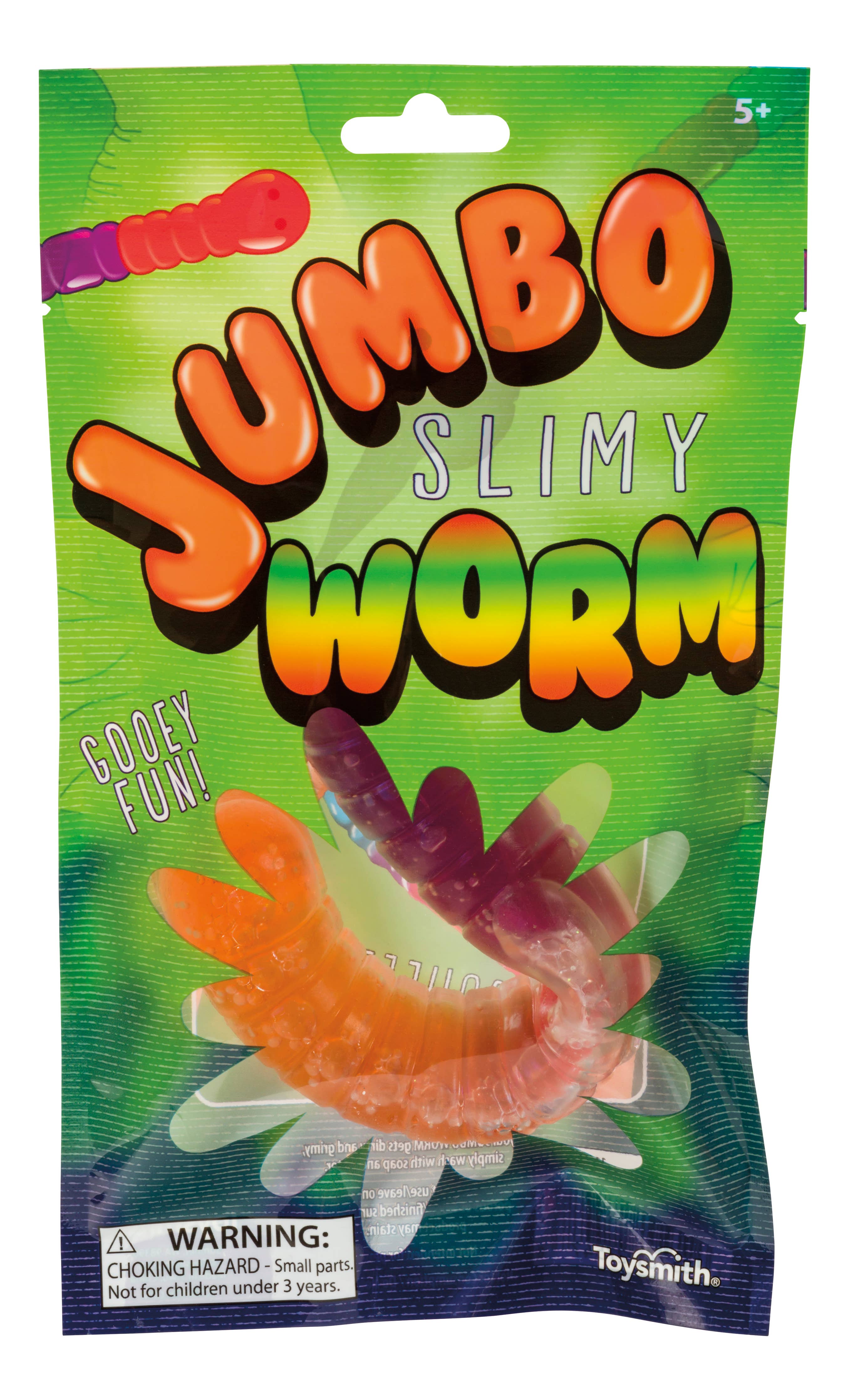 Jumbo Slimy Worm Stretchy Squishy