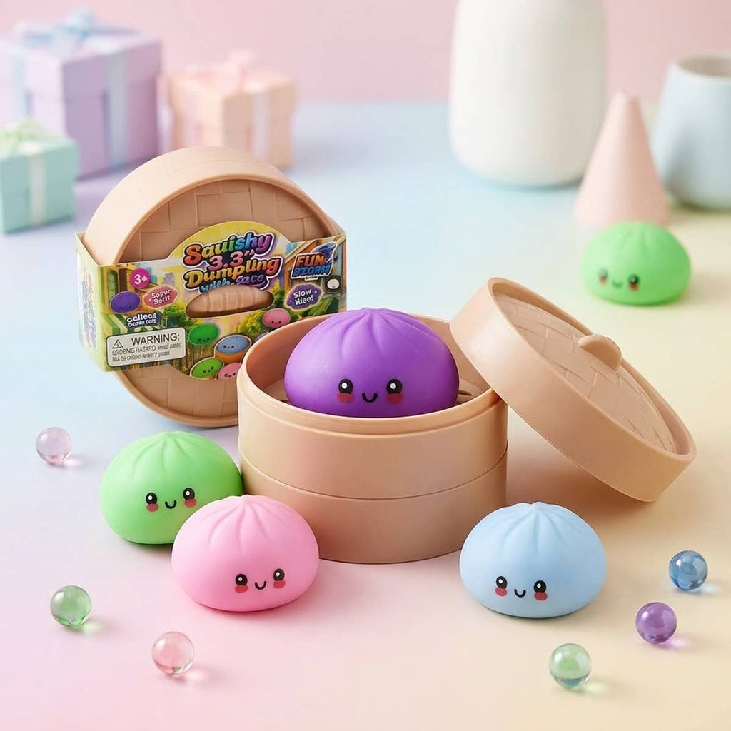 Fun Storm Dumpling with Face in Steamer